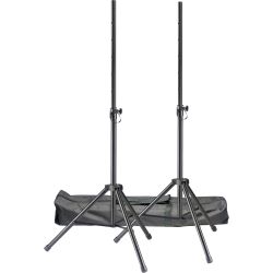 STAGG Q-Serie Boxenstativ-Set bis 50kg Stahl inkl. Tasche